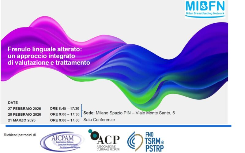 Frenulo linguale alterato: un approccio integrato di valutazione e trattamento. NUOVE DATE per il 2026